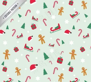 可爱圣诞图案图片