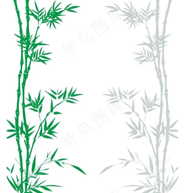 竹子图片cdr矢量模版下载