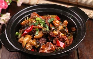 农家烧大肠图片