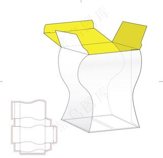 纸盒包装刀板模切图片