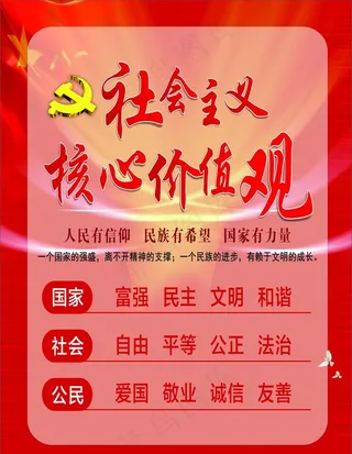 *核心价值观图片