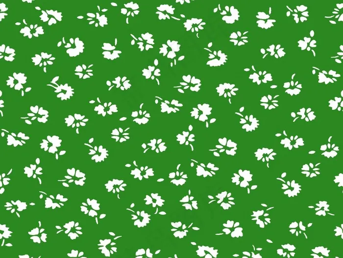 清新 绿底小碎花 设计 简约图片