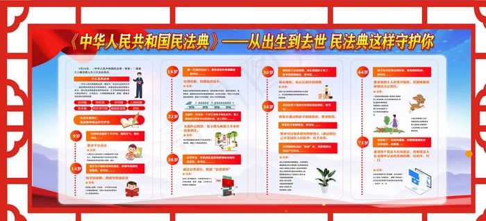 民法典图片(13386X6299(DPI:100))psd模版下载