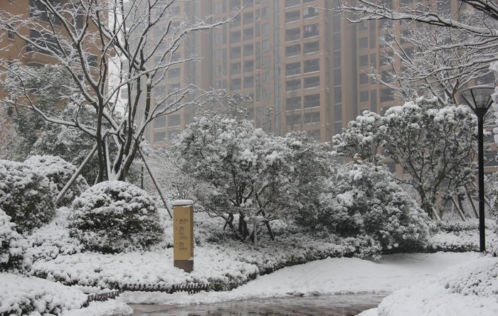 雪景 小区图片