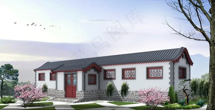 实用工程高清公厕效果图图片