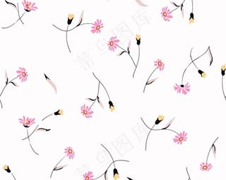 白底小碎花图片