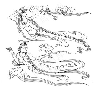 仙女飞天图片
