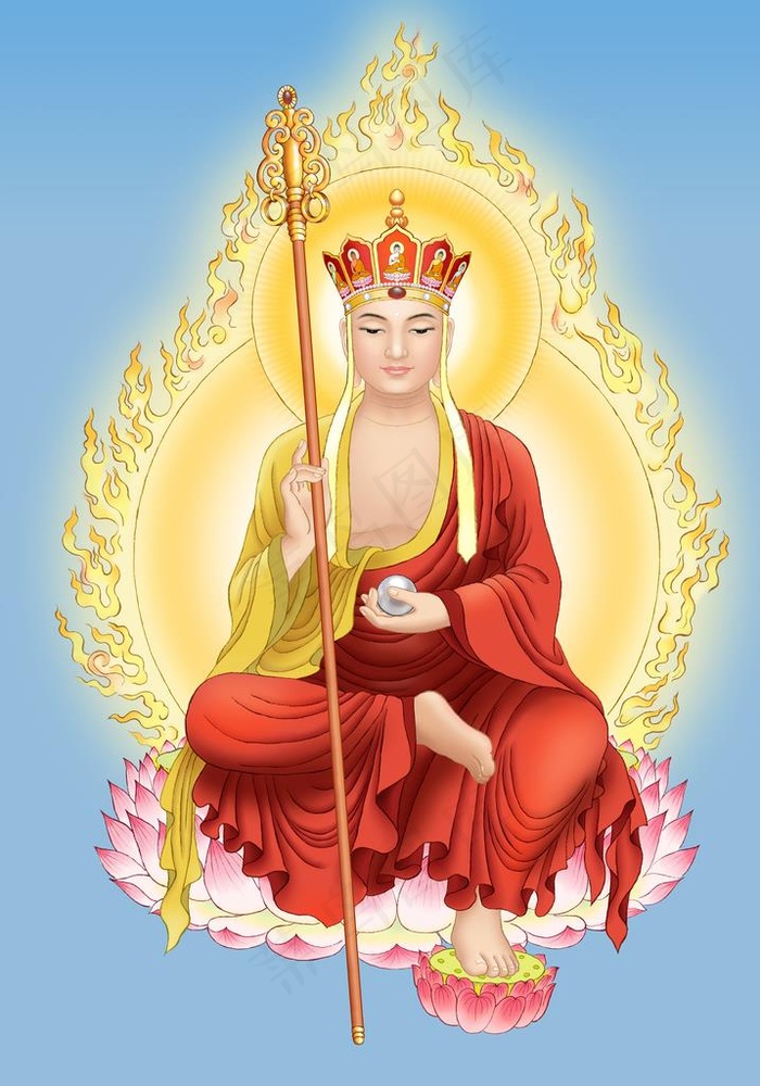 地藏王菩萨图片