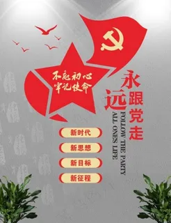 不忘初心文化墙  党建墙图片
