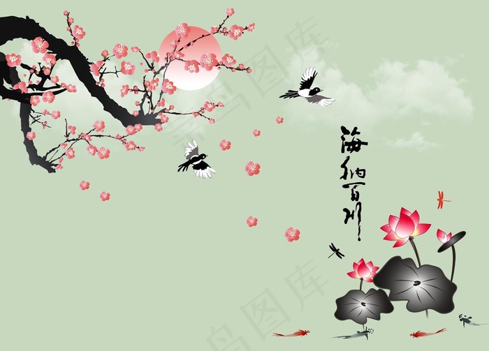 电视背景墙图片(9071X6803(DPI:72))psd模版下载
