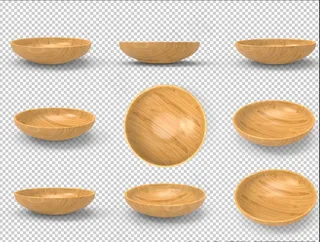 盘子木质碟子菜盘木盘盆子装菜碟图片