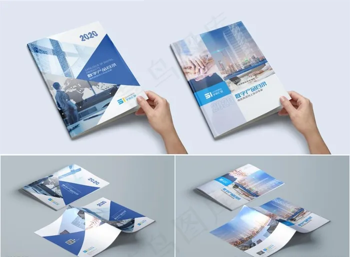 科技画册封面图片cdr矢量模版下载