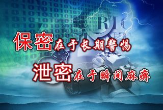 保密警示牌图片