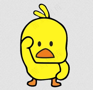 抖音小黄鸭图片