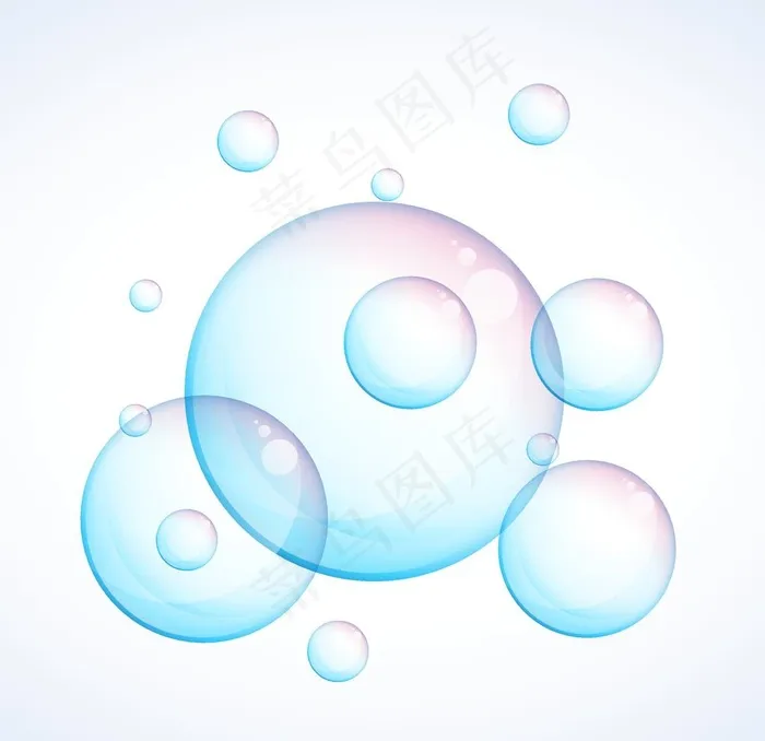 气泡图片ai矢量模版下载