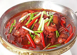 特色鹅火锅图片