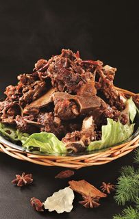 香卤牛骨头图片