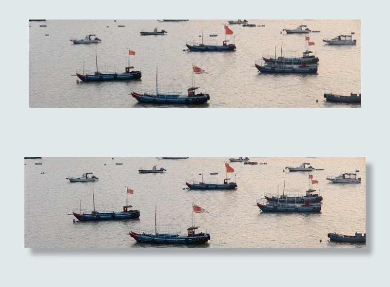 海上的渔船图片