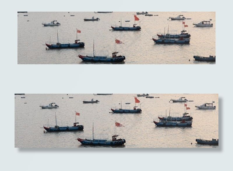海上的渔船图片