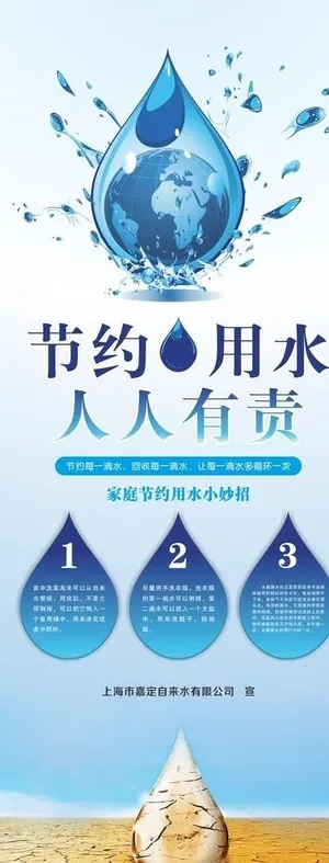 节约用水 人人有责图片