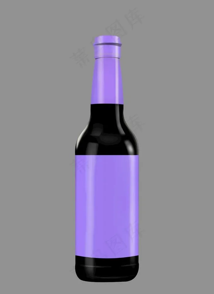酱油瓶样机图片psd模版下载