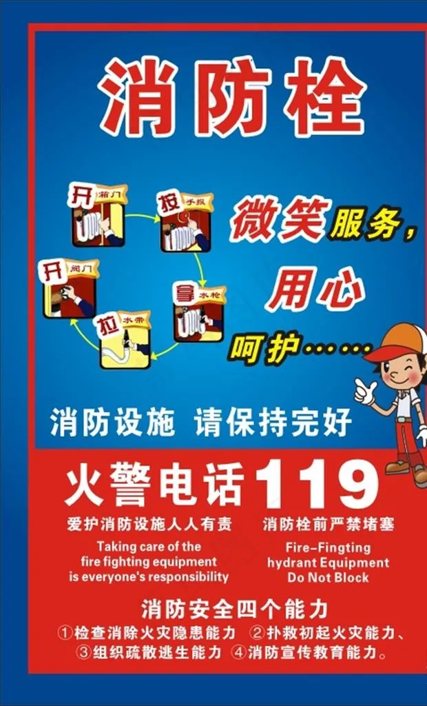 消防栓图片cdr矢量模版下载