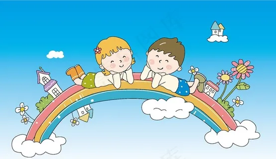 欢乐彩虹桥图片