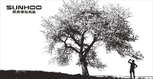 大树剪影（抠图）图片