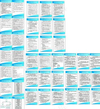 汽车修理厂全套制度牌图片