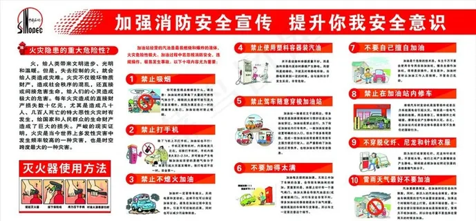加油站消防安全宣传展板图片 加油站消防安全宣传展板图片