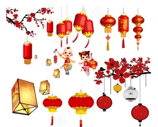 灯笼素材图片