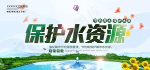 保护水资源图片