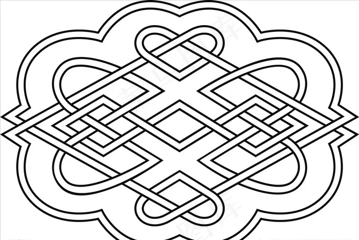 蒙古图案 蒙古元素 蒙古边框图片