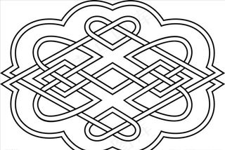 蒙古图案 蒙古元素 蒙古边框图片