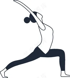 人物瑜伽简笔动作图片 人物瑜伽简笔动作图片
