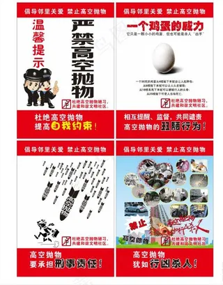 禁止高空抛物图片