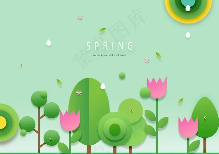 绿色树林图片