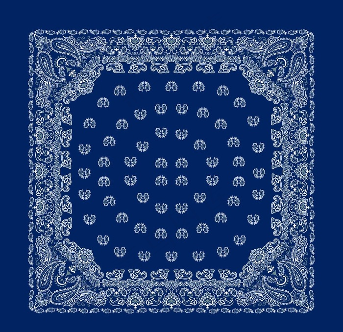 小碎花 腰果方巾图片