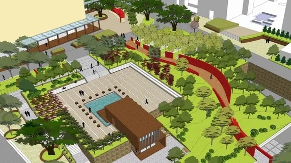小型广场设计模型图片 小型广场设计模型图片