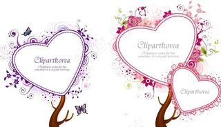 爱情树 心形树木图片