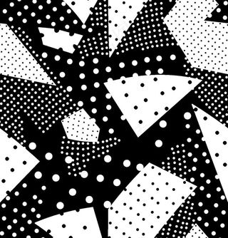 黑白波点图片
