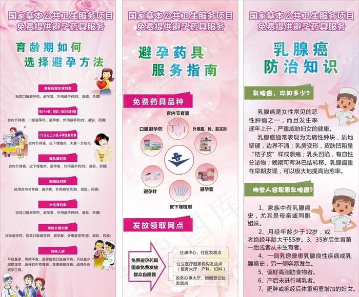 避孕海报图片