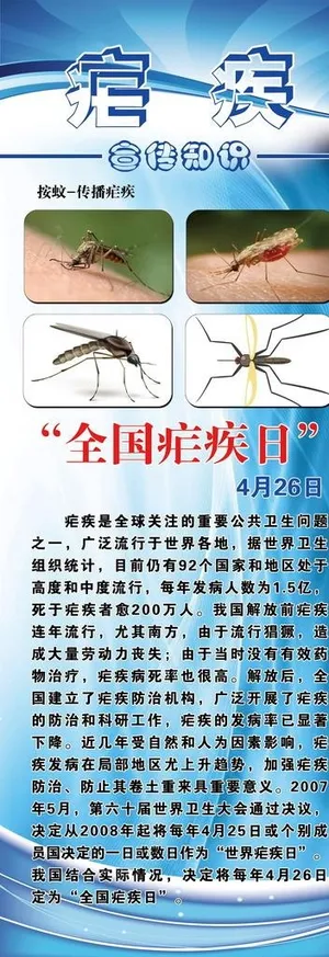 疟疾宣传知识图片