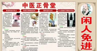 中医正骨海报图片