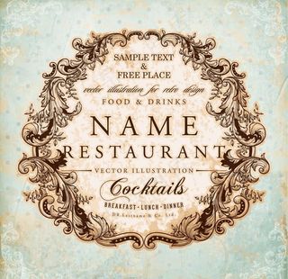 复古欧式花纹图片