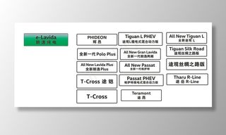 上汽大众车铭牌图片
