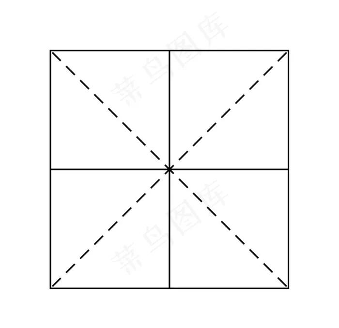 中式中国风边框田字格图片(2000X2000(DPI:150))psd模版下载