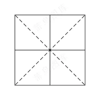 中式中国风边框田字格图片