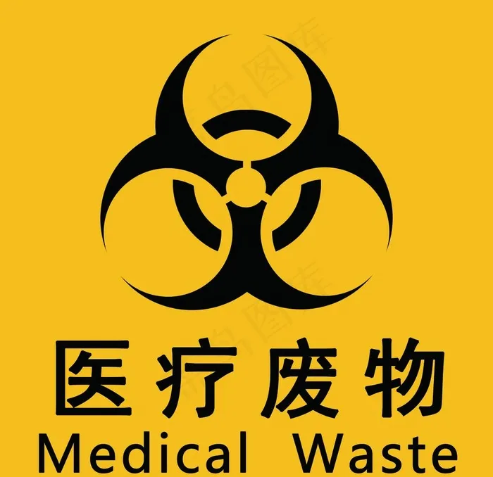 医疗废物图标图片psd模版下载