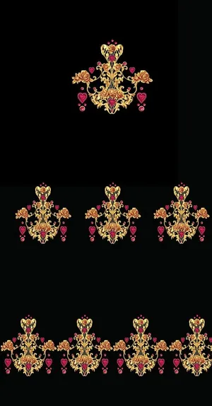 数码印花 服务花型  大牌印花图片